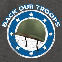Back Our Troops Vector Backpack
