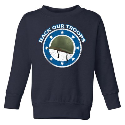 Back Our Troops Toddler Sweatshirt