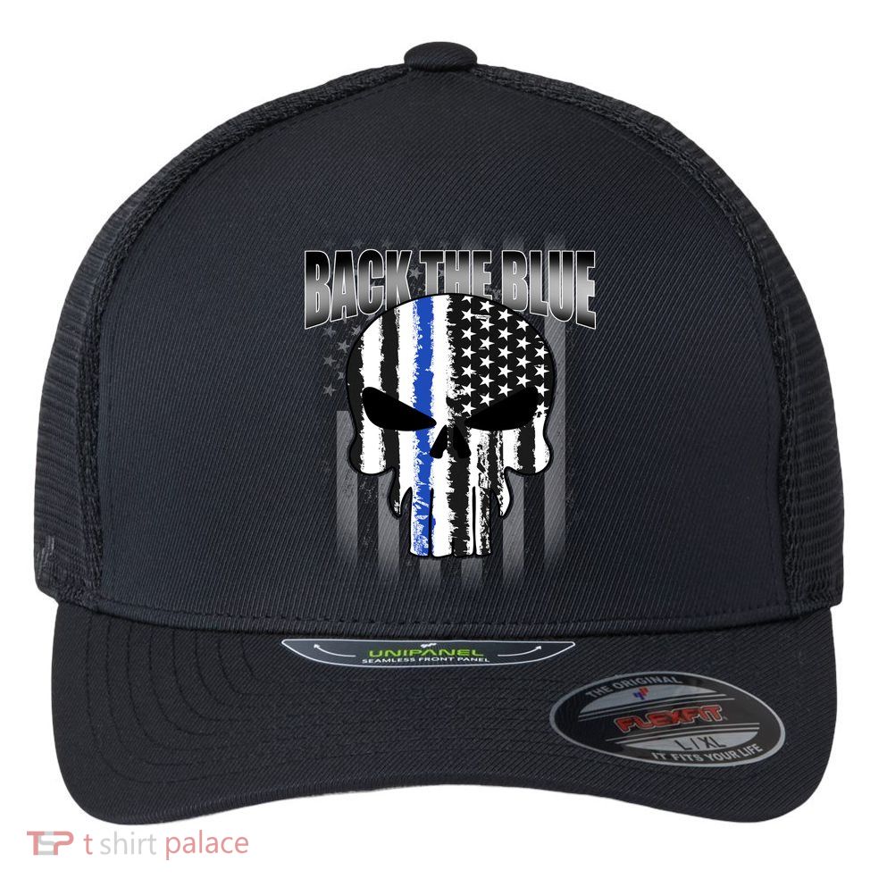 Back The Blue Flexfit Unipanel Trucker Cap