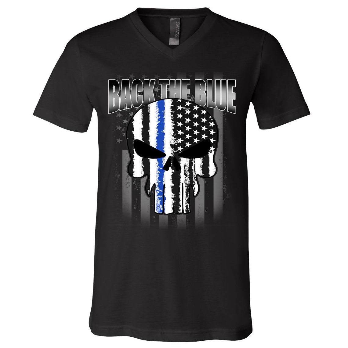 Back The Blue V-Neck T-Shirt