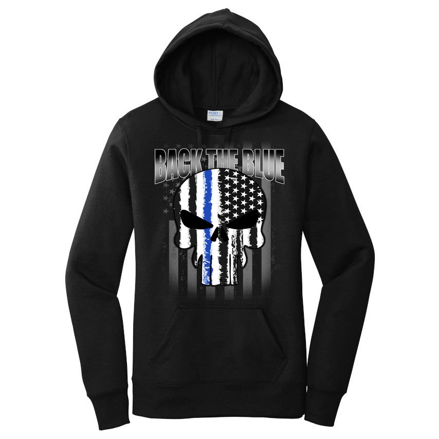 Back The Blue Women's Pullover Hoodie
