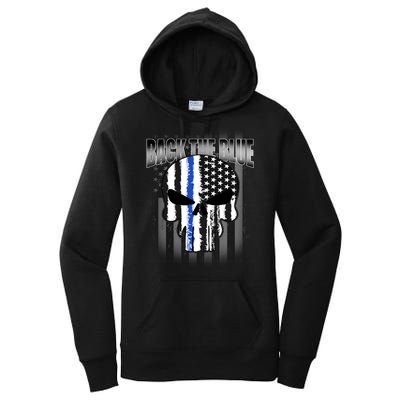 Back The Blue Women's Pullover Hoodie