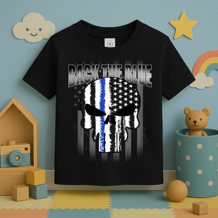 Back The Blue Toddler T-Shirt