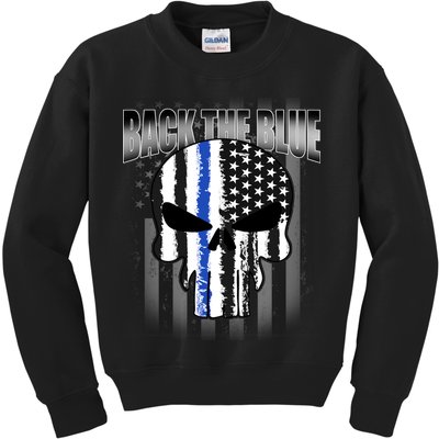Back The Blue Kids Sweatshirt