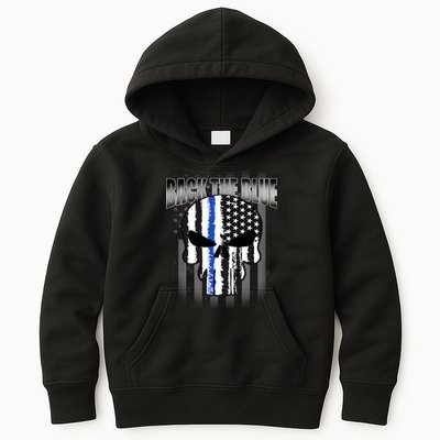 Back The Blue Kids Hoodie
