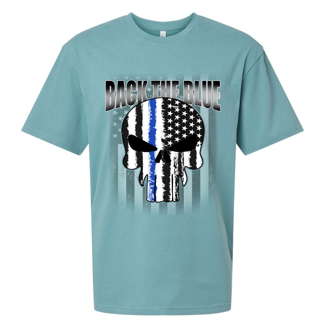 Back The Blue Sueded Cloud Jersey T-Shirt