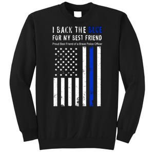 Back The Blue Best Friend Of A Police Officer Sweatshirt