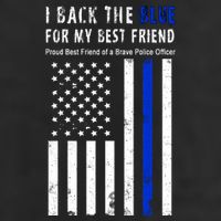 Back The Blue Best Friend Of A Police Officer 11oz C Handle Ceramic Mug