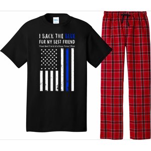 Back The Blue Best Friend Of A Police Officer Pajama Set