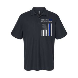 Back The Blue Best Friend Of A Police Officer Softstyle Adult Sport Polo