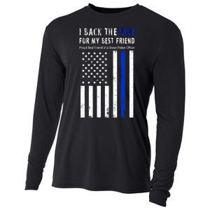 Back The Blue Best Friend Of A Police Officer Cooling Performance Long Sleeve Crew