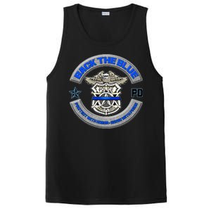 Back The Blue Police Protect And Serve PosiCharge Competitor Tank