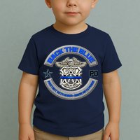 Back The Blue Police Protect And Serve Toddler T-Shirt