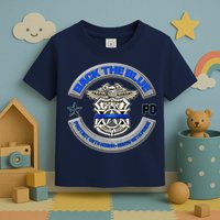 Back The Blue Police Protect And Serve Toddler T-Shirt