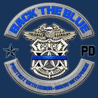 Back The Blue Police Protect And Serve Toddler T-Shirt