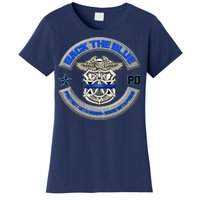 Back The Blue Police Protect And Serve Women's T-Shirt