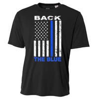 Back The Blue Support Our Police Cooling Performance Crew T-Shirt