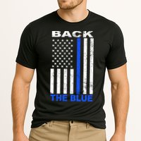 Back The Blue Support Our Police Cooling Performance Crew T-Shirt
