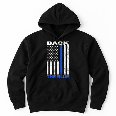 Back The Blue Support Our Police Hoodie