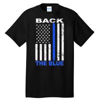 Back The Blue Support Our Police Tall T-Shirt