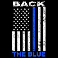 Back The Blue Support Our Police Tall T-Shirt