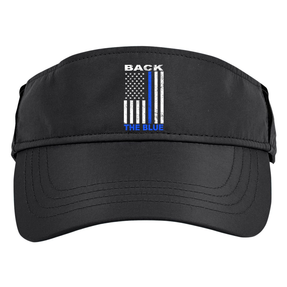 Back The Blue Support Our Police Adult Drive Performance Visor