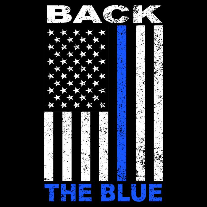 Back The Blue Support Our Police Flatbill Hat
