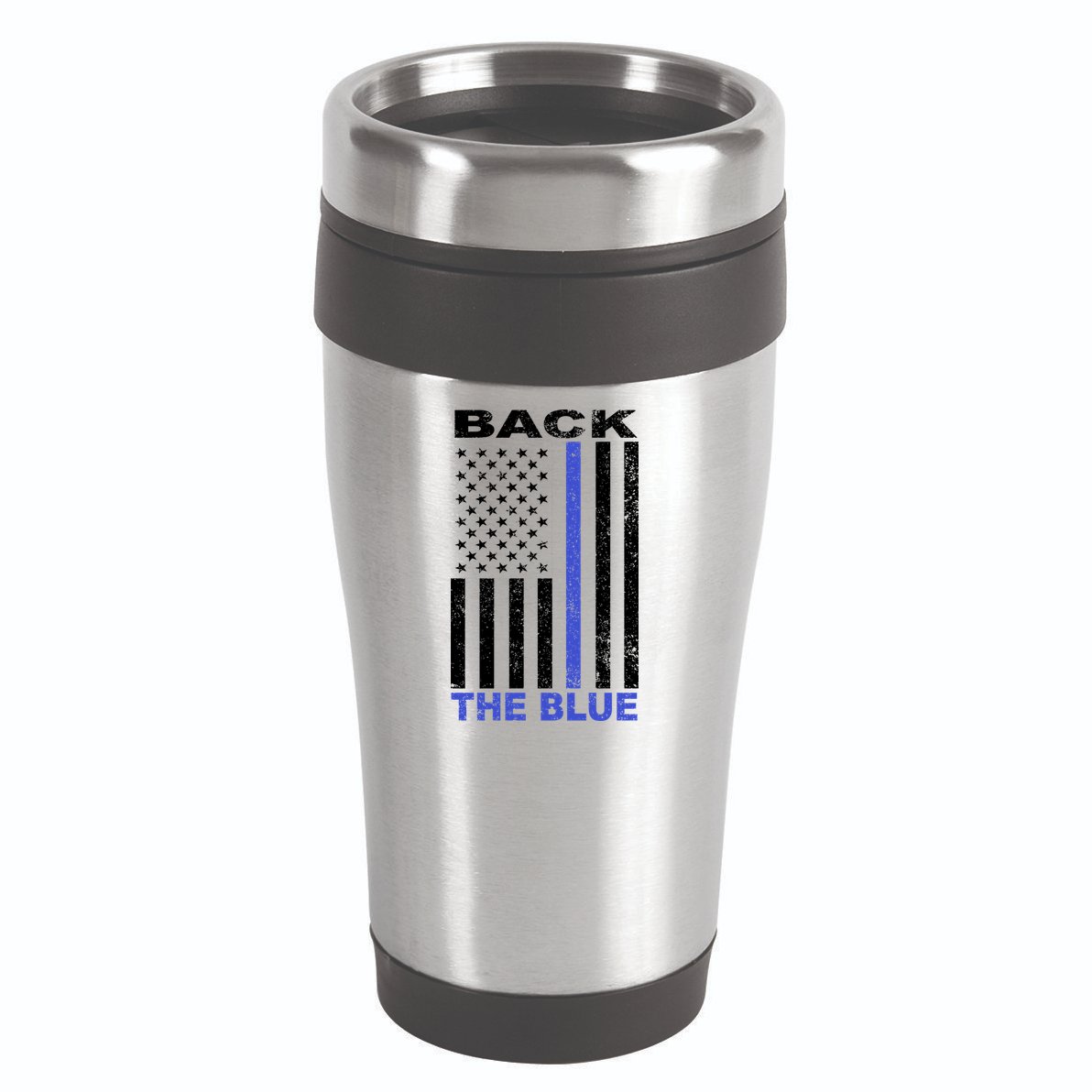 Back The Blue Support Our Police 16oz Travel Tumbler