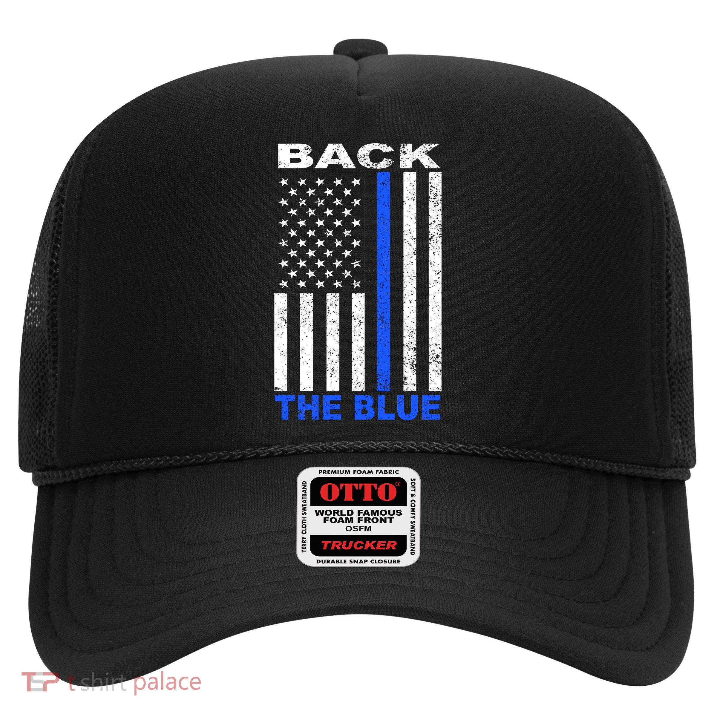Back The Blue Support Our Police Trucker Hat