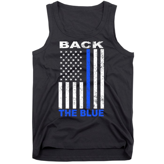 Back The Blue Support Our Police Tank Top