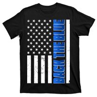 Back The Blue Thin Blue Line US Flag T-Shirt