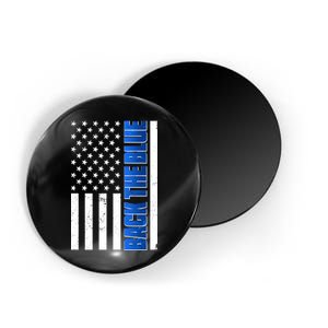 Back The Blue Thin Blue Line US Flag Magnet