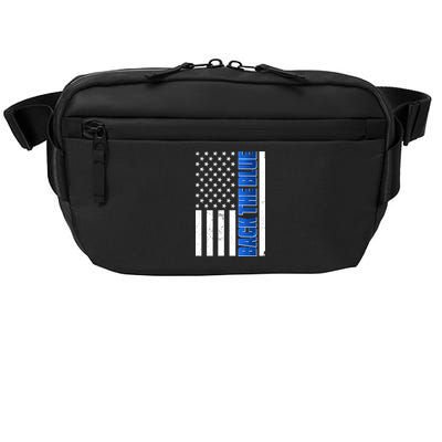 Back The Blue Thin Blue Line US Flag Crossbody Pack