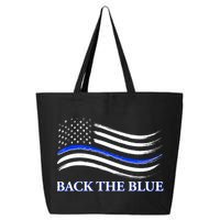 Back The Blue Thin Blue Line USA Flag 25L Jumbo Tote