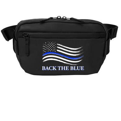 Back The Blue Thin Blue Line USA Flag Crossbody Pack