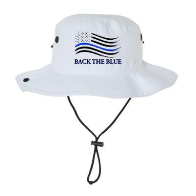 Back The Blue Thin Blue Line USA Flag Legacy Cool Fit Booney Bucket Hat