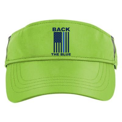 Back The Blue US Thin Line Support Cops Adult Drive Performance Visor