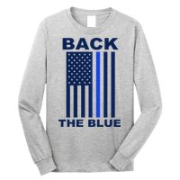 Back The Blue US Thin Line Support Cops Long Sleeve Shirt