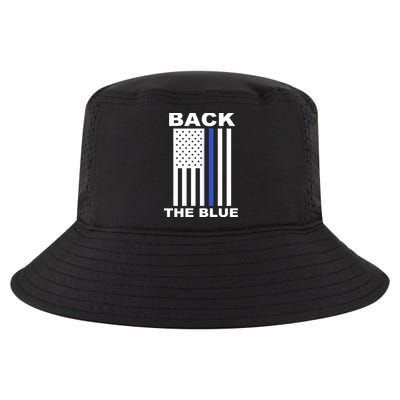 Back The Blue US Thin Line Support Cops Cool Comfort Performance Bucket Hat