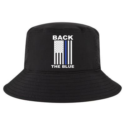 Back The Blue US Thin Line Support Cops Cool Comfort Performance Bucket Hat