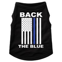 Back The Blue US Thin Line Support Cops Doggie Tank