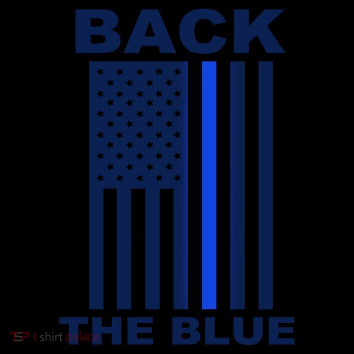 Back The Blue US Thin Line Support Cops Coffee Mug