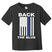 Back The Blue US Thin Line Support Cops Toddler T-Shirt
