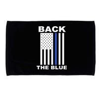 Back The Blue US Thin Line Support Cops Microfiber Hand Towel
