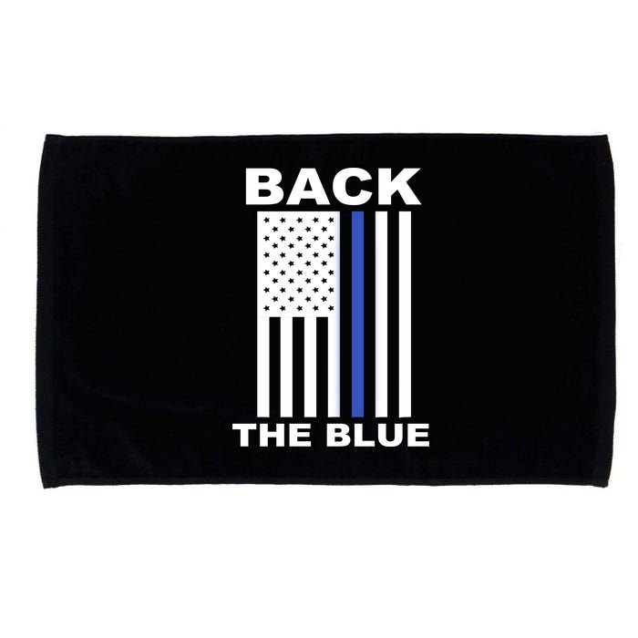 Back The Blue US Thin Line Support Cops Microfiber Hand Towel