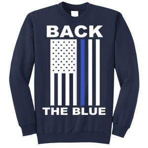 Back The Blue US Thin Line Support Cops Sweatshirt