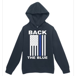 Back The Blue US Thin Line Support Cops Urban Pullover Hoodie