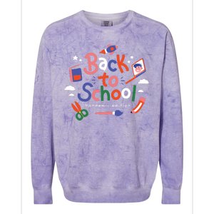 Back To School Pandemic Edition Colorblast Crewneck Sweatshirt