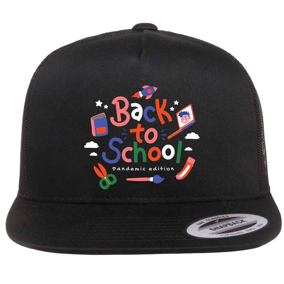 Back To School Pandemic Edition Flat Bill Trucker Hat