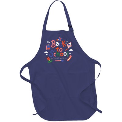 Back To School Pandemic Edition Full-Length Apron With Pockets